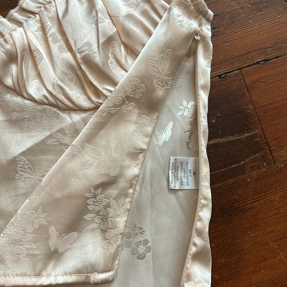 Lottie Moss By PacSun Satin Corset Flower and Butterfly Printed Camisole Medium - Picture 6 of 8